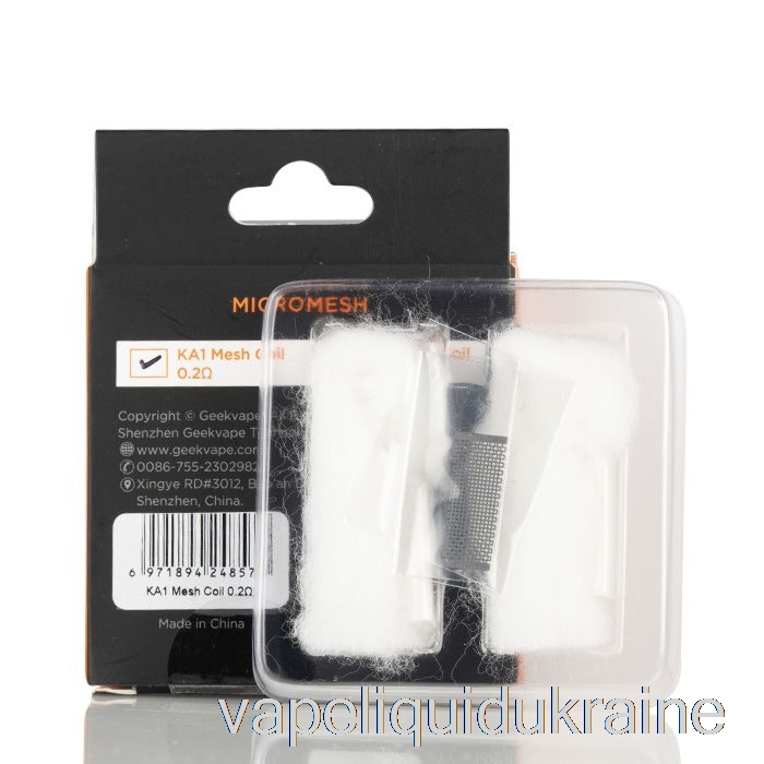 Vape Liquid Ukraine Geek Vape ZEUS X MicroMesh Sheet Coils (2 SHEETS) 0.2ohm KA MicroMesh Coils